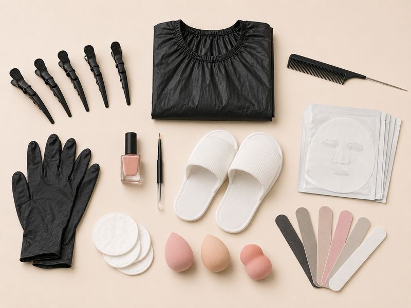 Beauty and salon supplies sample