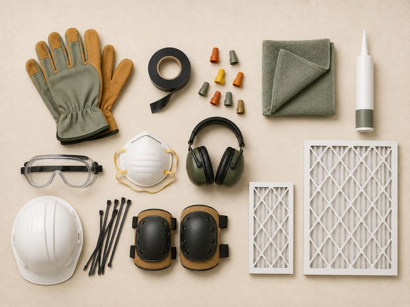 Construction and trades supplies sample