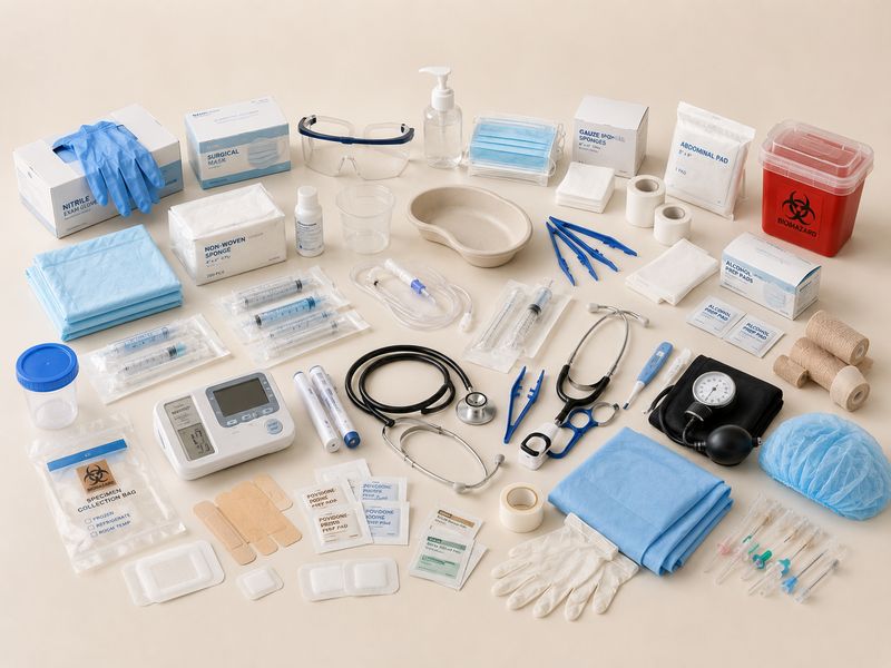 Medical and healthcare supplies sample